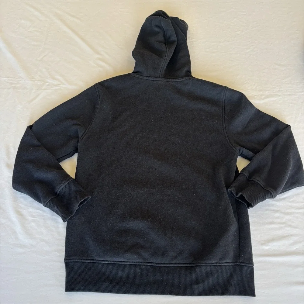 Lot of 2 Spyder Youth Boys Base Camp Pullover Hoodies Black & Blue Size M 10/12